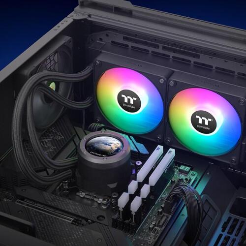 Thermaltake Refrigeración por agua TH360 V2 Ultra EX ARGB Sync / CL-W415-PL12SW-A Negro