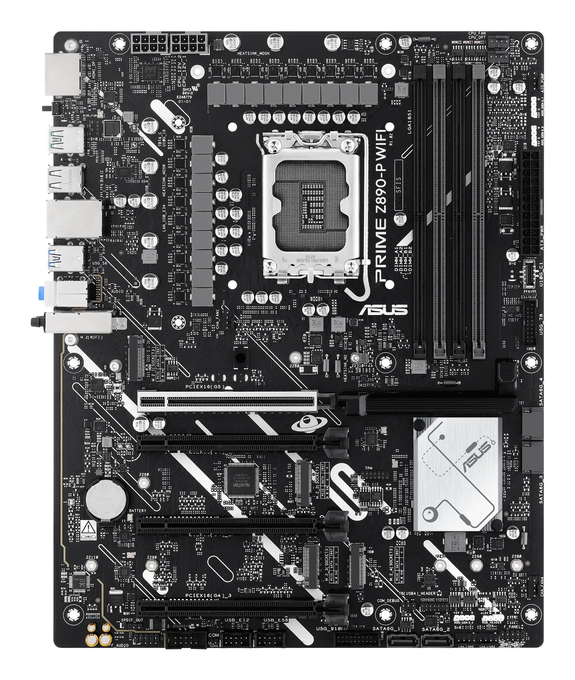 ASUS Mainboard Prime Z890-P WiFi / 90MB1I70-M0EAY0 Black