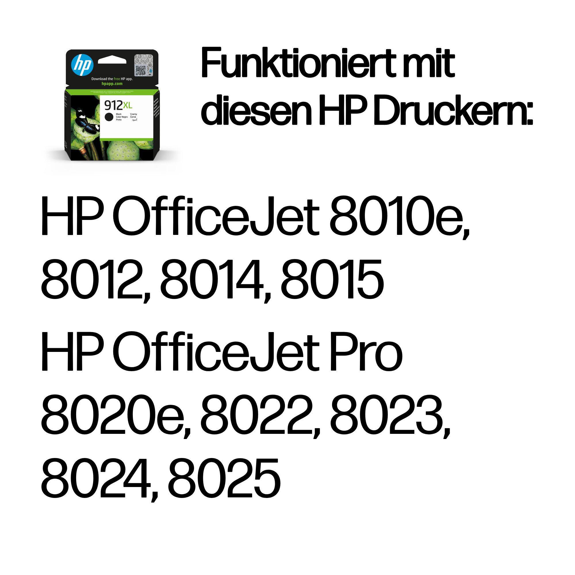 HP Tinta 912XL / 3YL84AE Negro XL