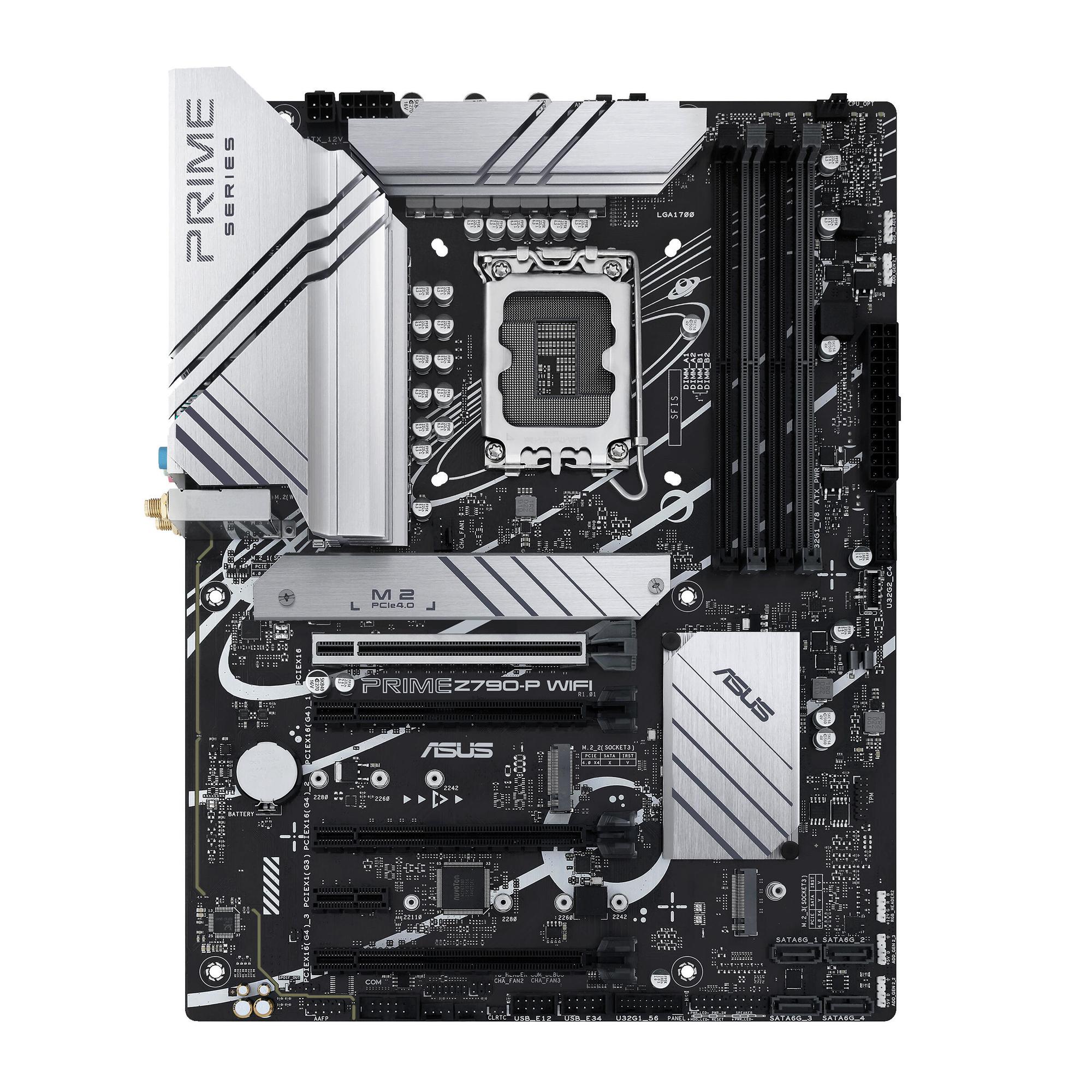 ASUS Placa base PRIME Z790-P WIFI / 90MB1CJ0-M1EAY0 Aluminio, negro
