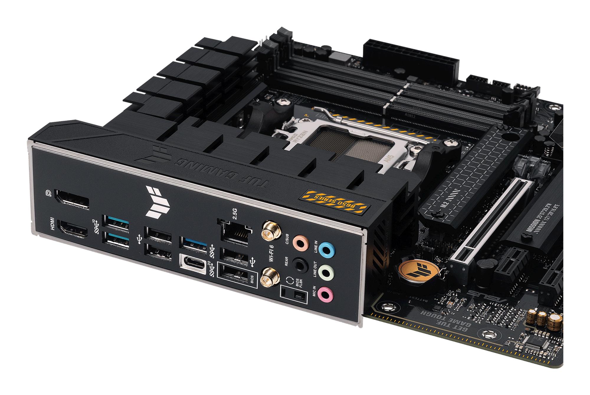 ASUS Placa base TUF GAMING B650M-PLUS WIFI / 90MB1BF0-M0EAY0 Negro