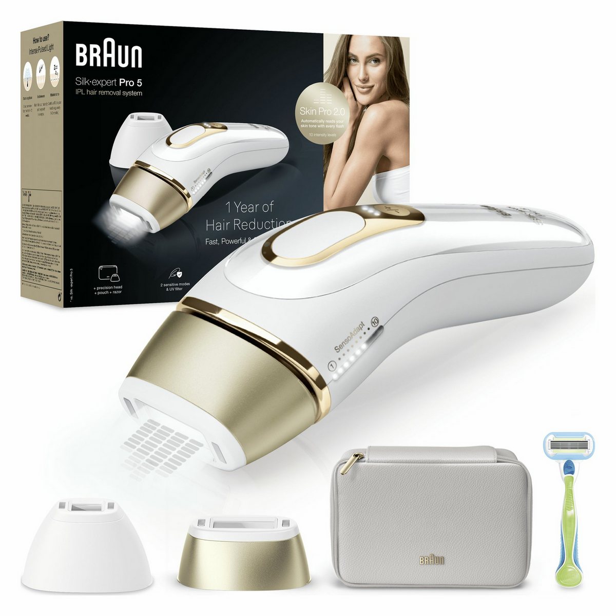 Braun Depilatore IPL Silk-expert Pro 5 PL5152 / 238366 Bianco