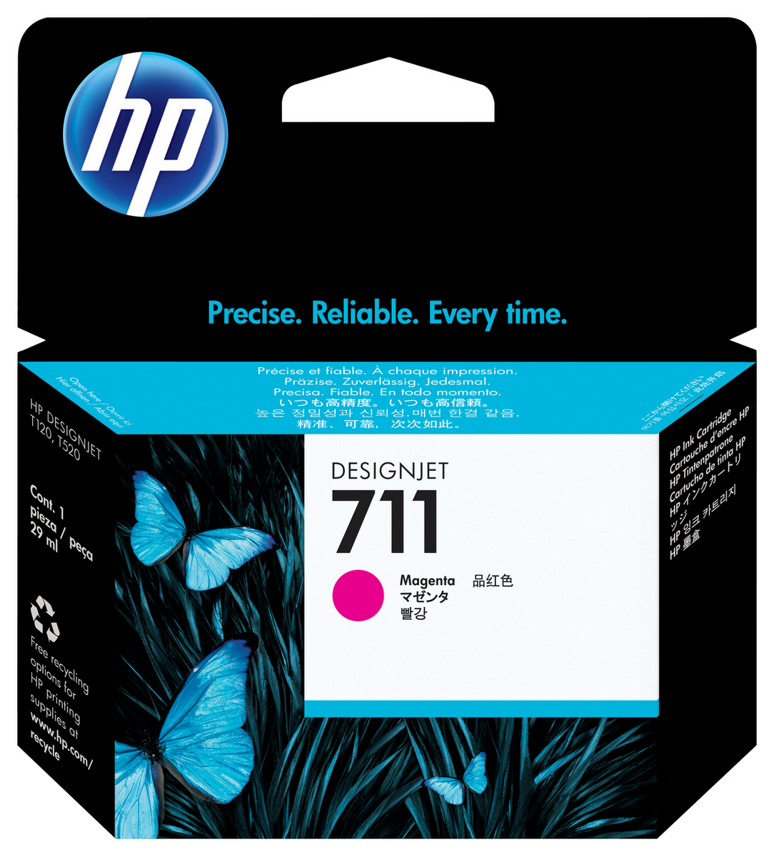 HP Ink 711 / CZ131A Magenta