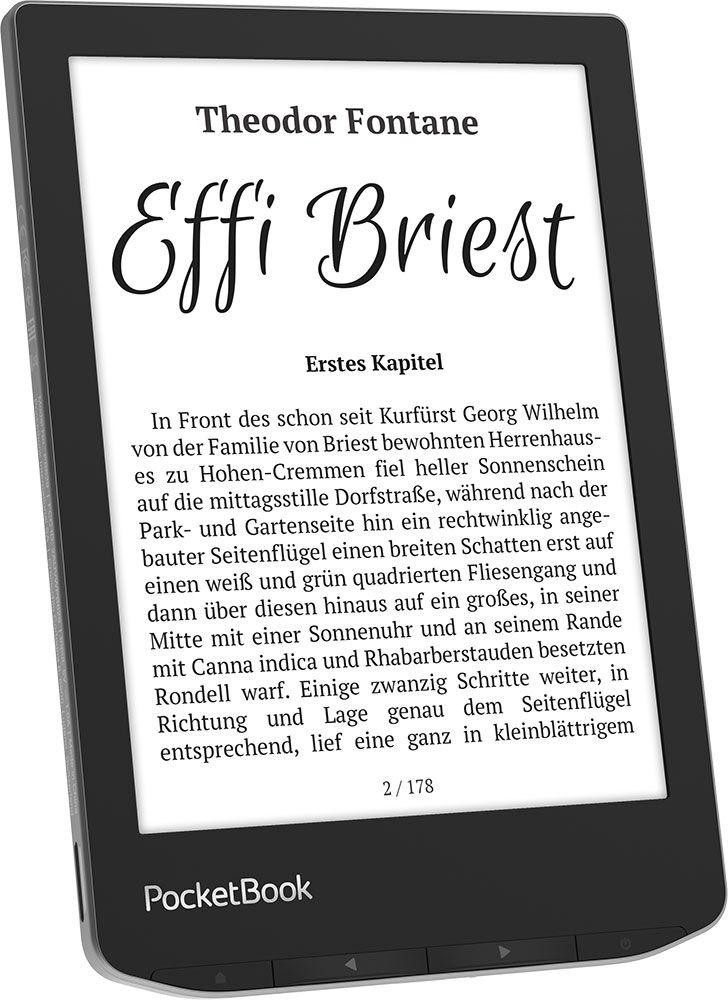 PocketBook eBook reader Verse EU / PB629-M-WW Black, silver S 15.2 cm (6")