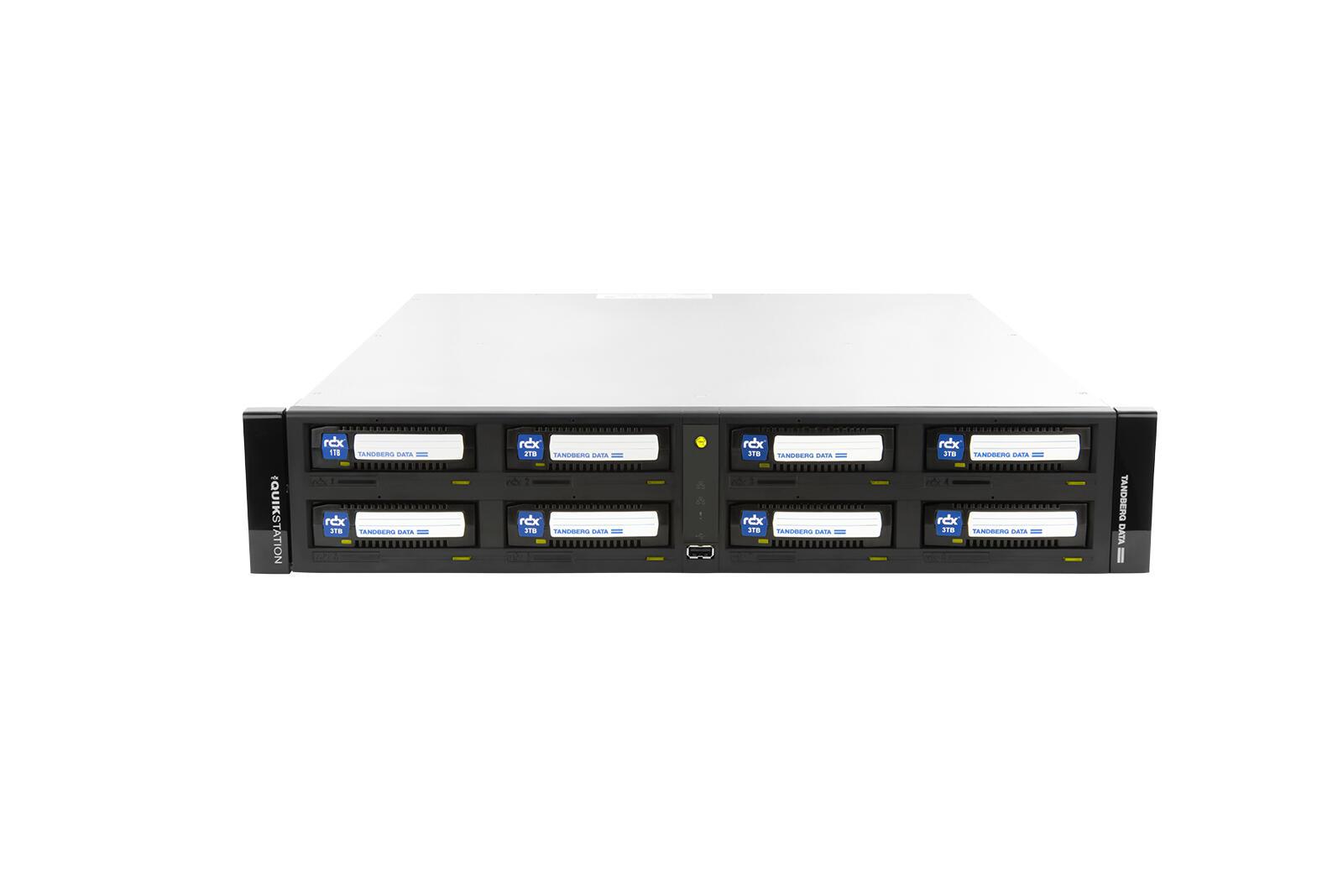 Tandberg Data Rack QuikStation RDX 8 RM / 8945-RDX Black, white