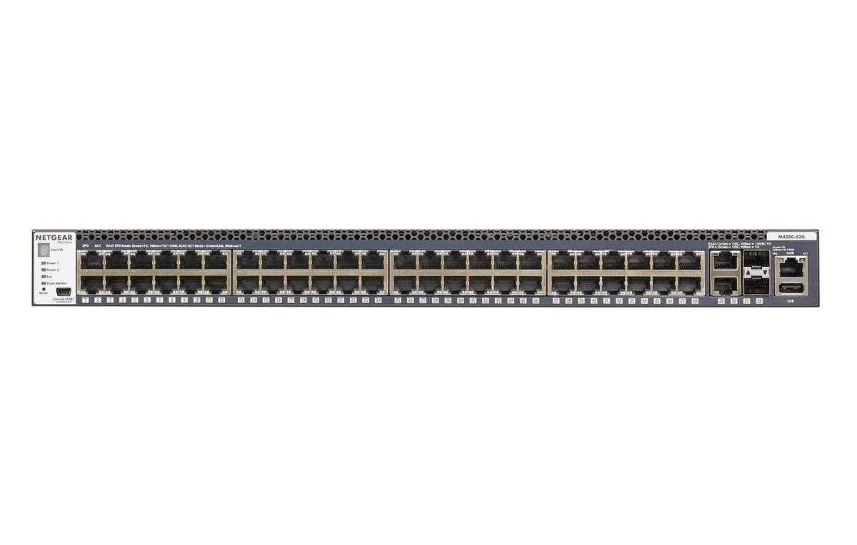 Netgear Switch M4300-52G / GSM4352S-100NES Black