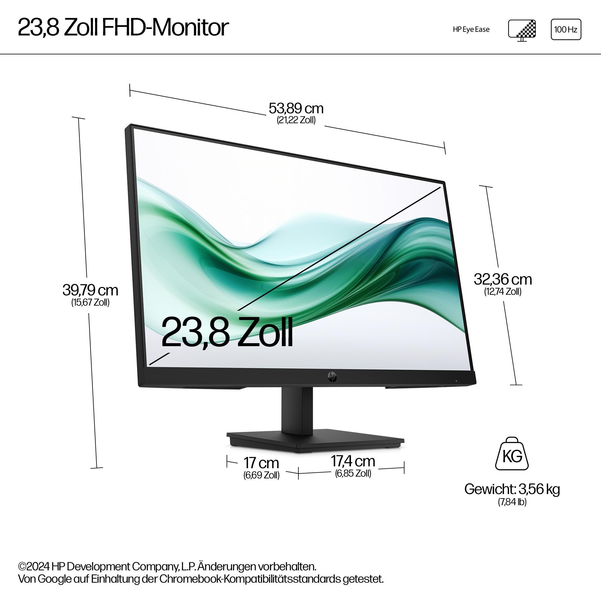 HP Monitor 324pv / 9U5C1AA#ABB Nero 60,5 cm (23,8")