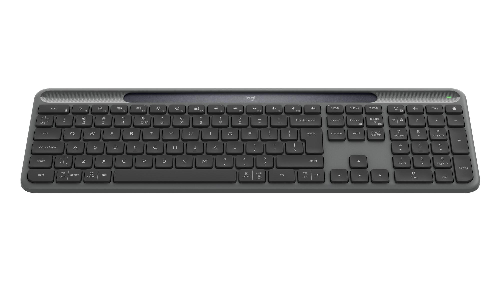 Logitech Tastiera Signature Slim Solar+ K980 US / 920-013764 Grafite