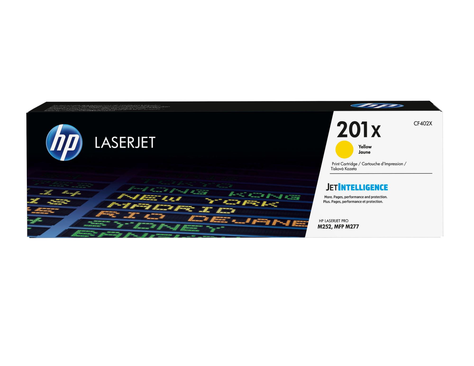 HP Tóner 201X / CF402X Amarillo XL