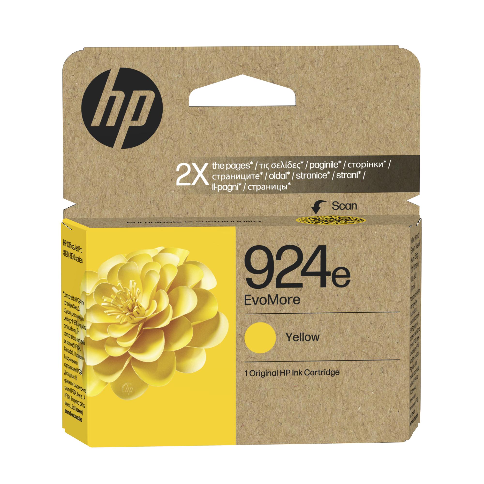 HP Tinte 924E / 4K0U9NE Gelb XL