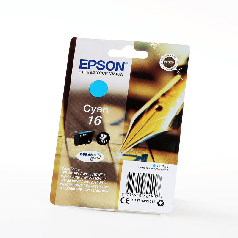 Epson Encre 16 / C13T16224012 Cyan