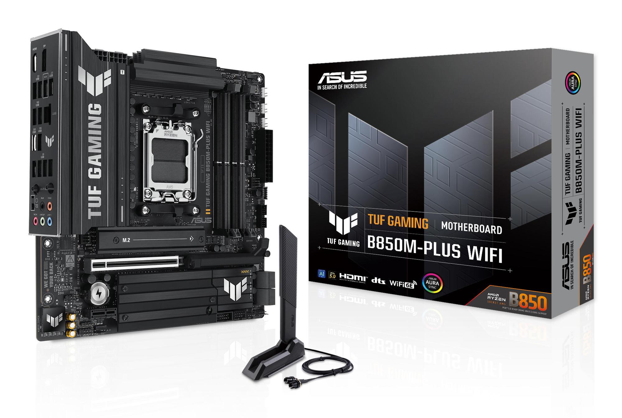 ASUS Mainboard TUF Gaming B850M-Plus WiFi / 90MB1IY0-M0EAY0 Black