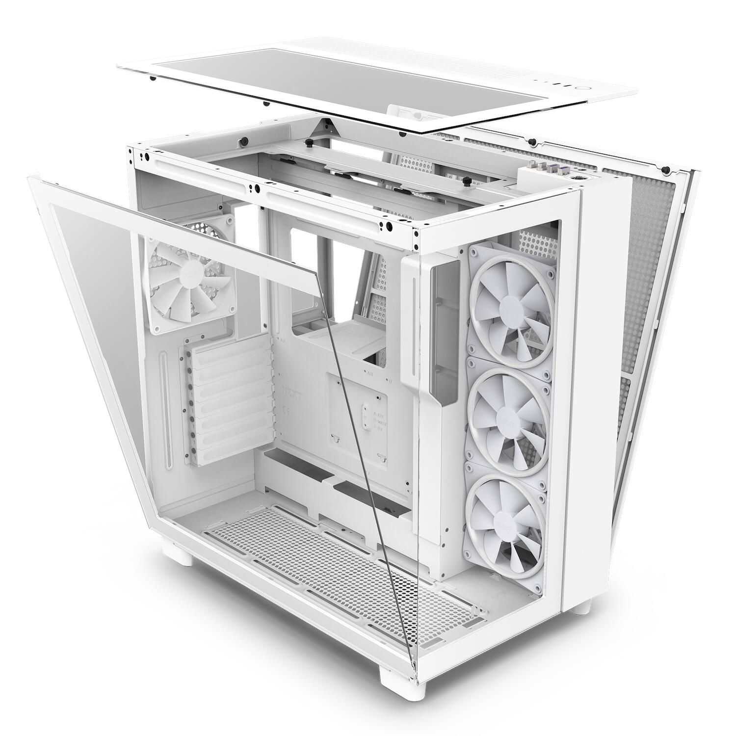 NZXT PC-Gehäuse H9 Elite / CM-H91EW-01 Weiß