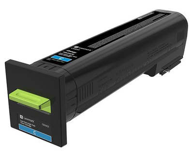 Lexmark Toner 72K2XCE / 72K2XCE Cyan XXL