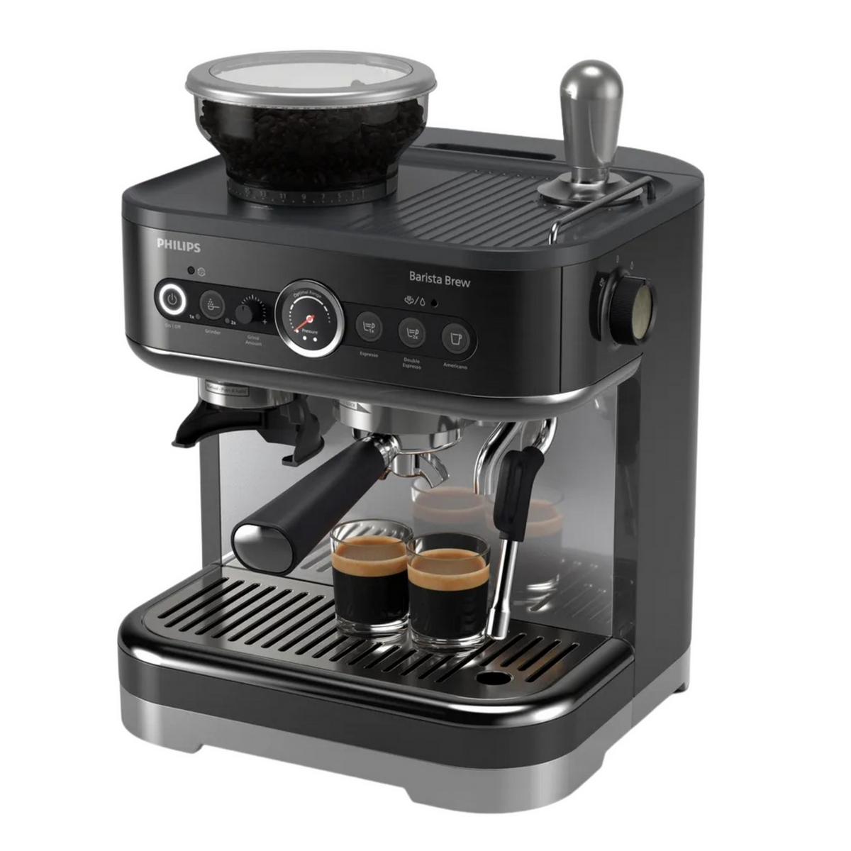 Philips Portafilter machine Barista Brew / PSA3218/10 Silver/Black