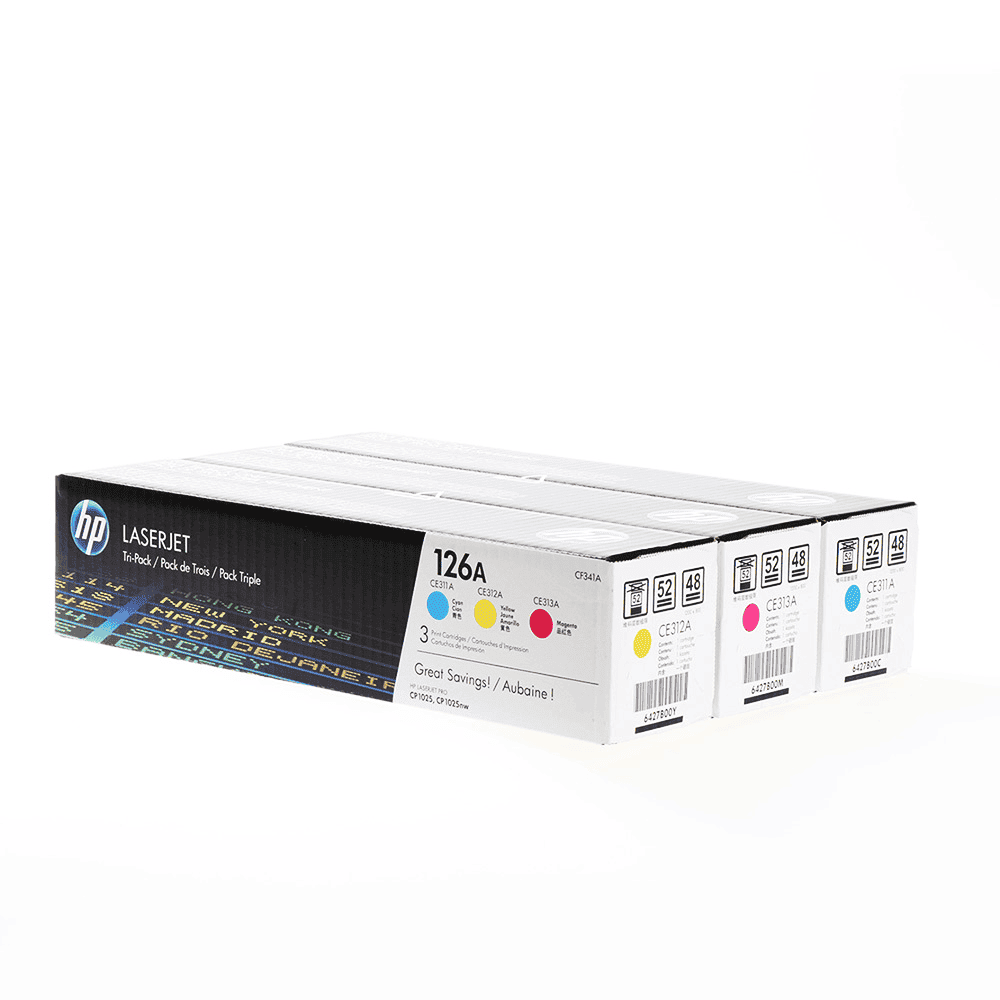HP Toner 126A / CF341A C,M,Y Multipack