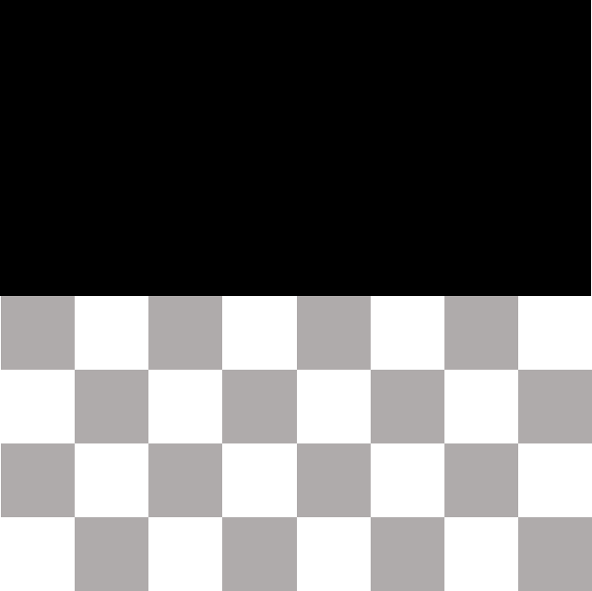 Black on transparent