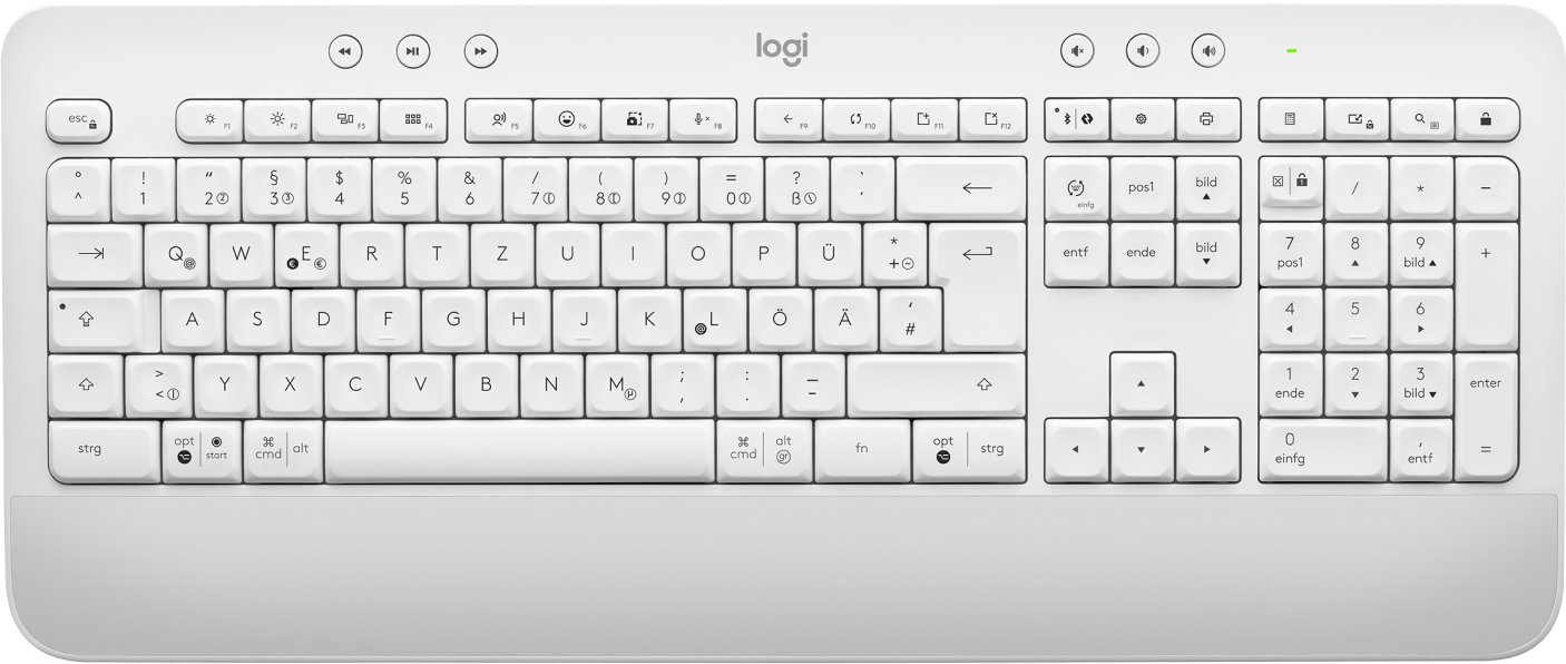 Logitech Tastatur ZK650W / 920-010967 Weiß