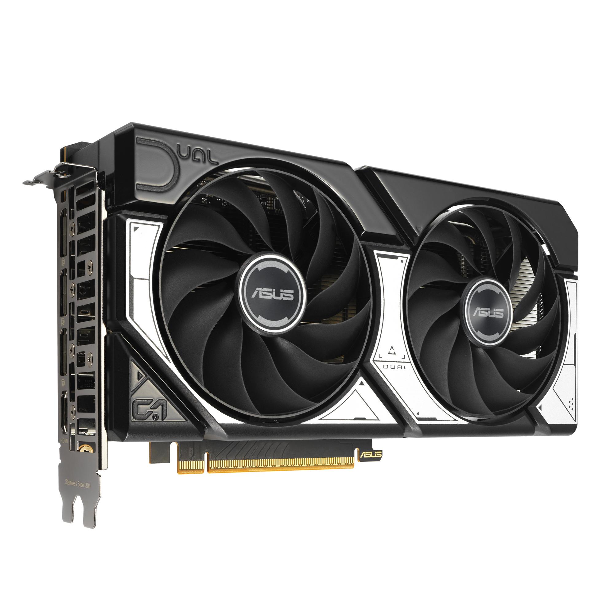 ASUS Grafikkarte DUAL RTX5060 O8G / 90YV0N12-M0NA00 Schwarz, Grau
