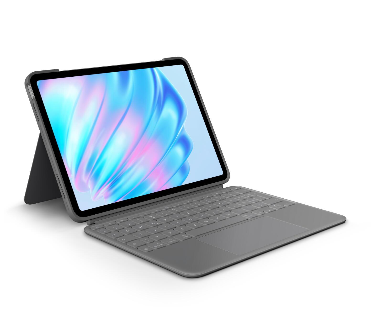 Logitech Coperchio e tastiera Combo Touch für iPad Air / 920-012629 Grigio
