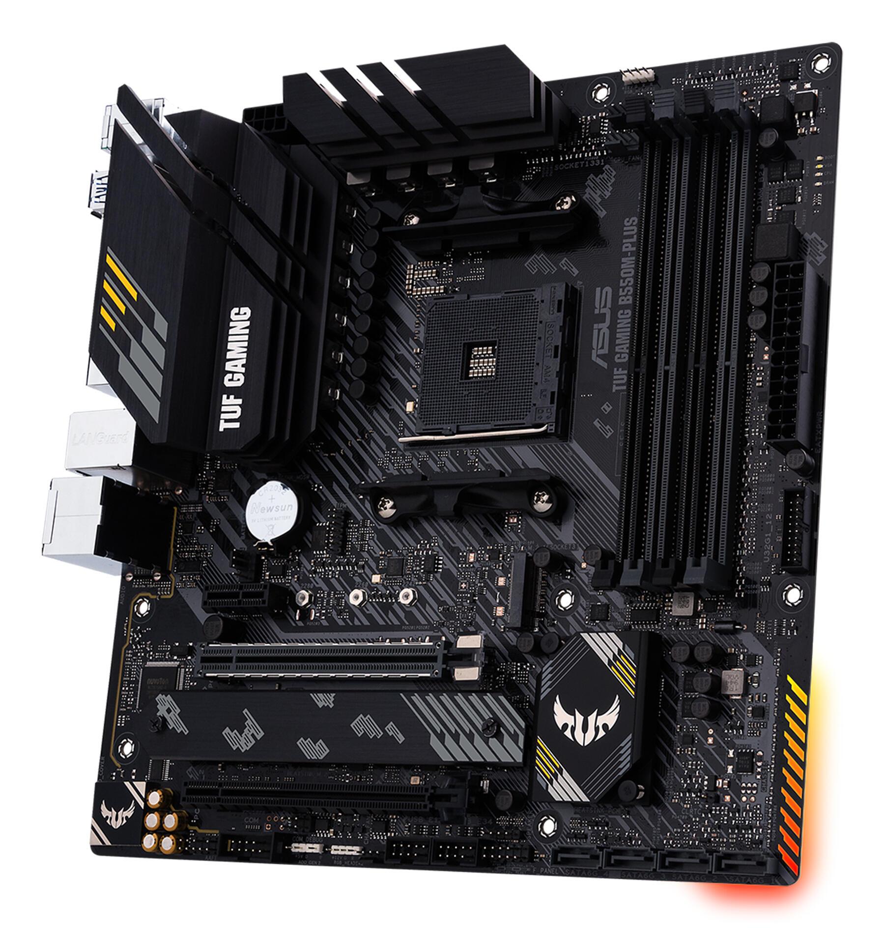 ASUS Placa base TUF GAMING B550M-PLUS / 90MB14A0-M0EAY0 Negro