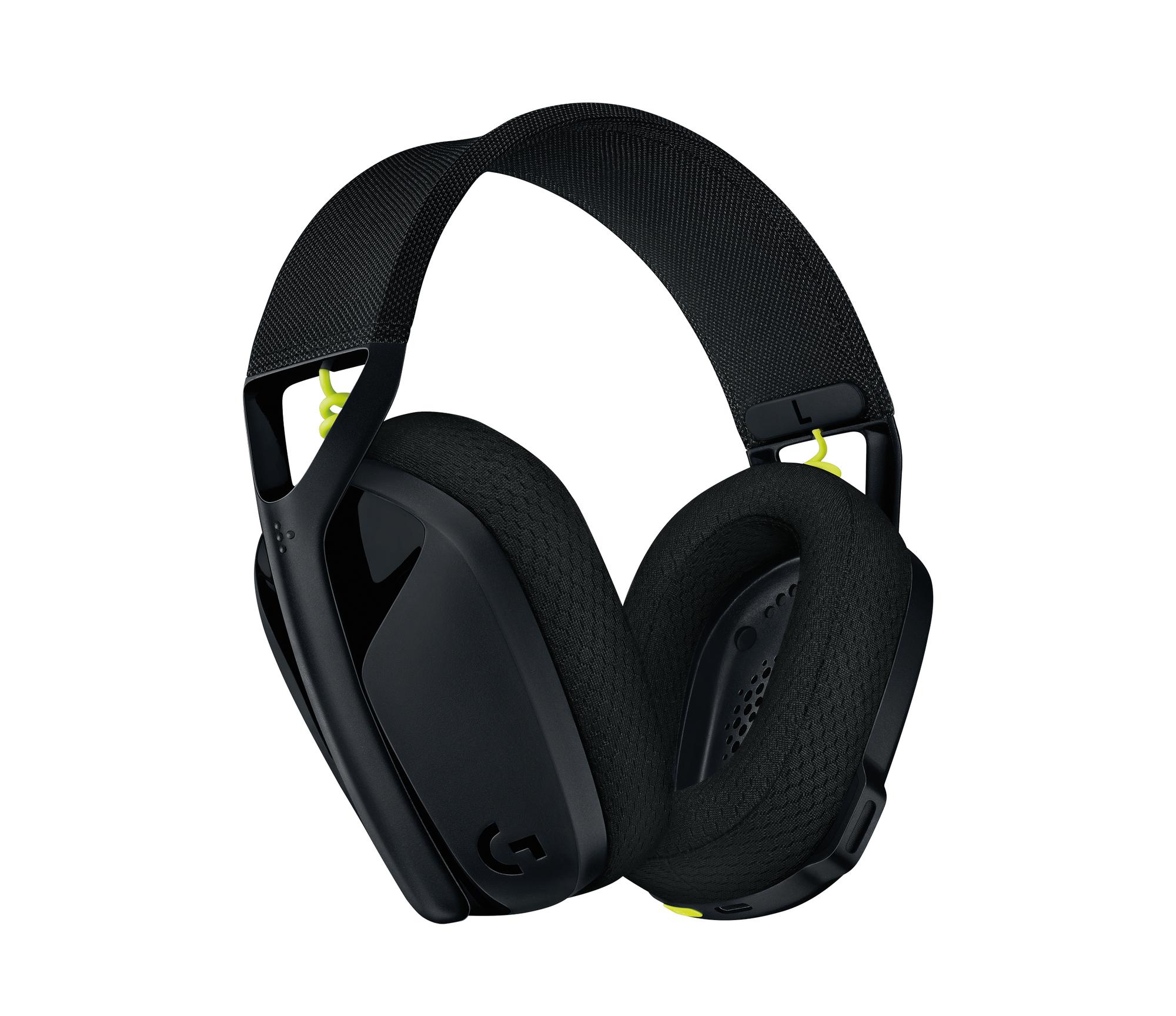 Logitech Auriculares G435 Lightspeed / 981-001050 Negro, amarillo