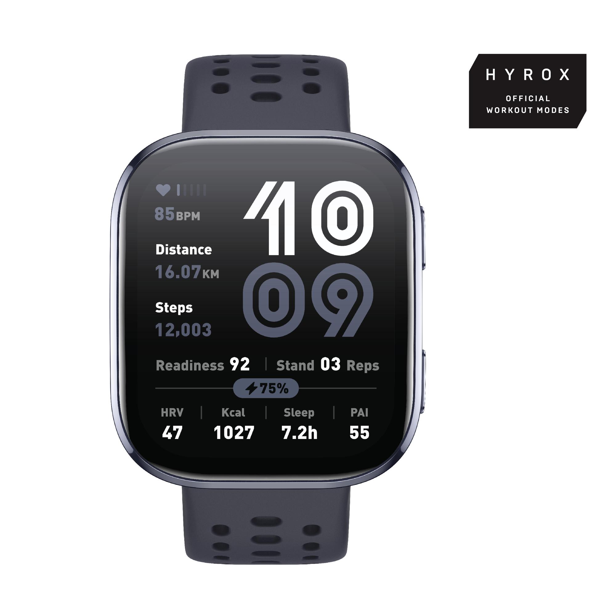 Amazfit Indossabile Bip 6 46mm / W2435EU1N Nero, argento 5 cm (1,97")