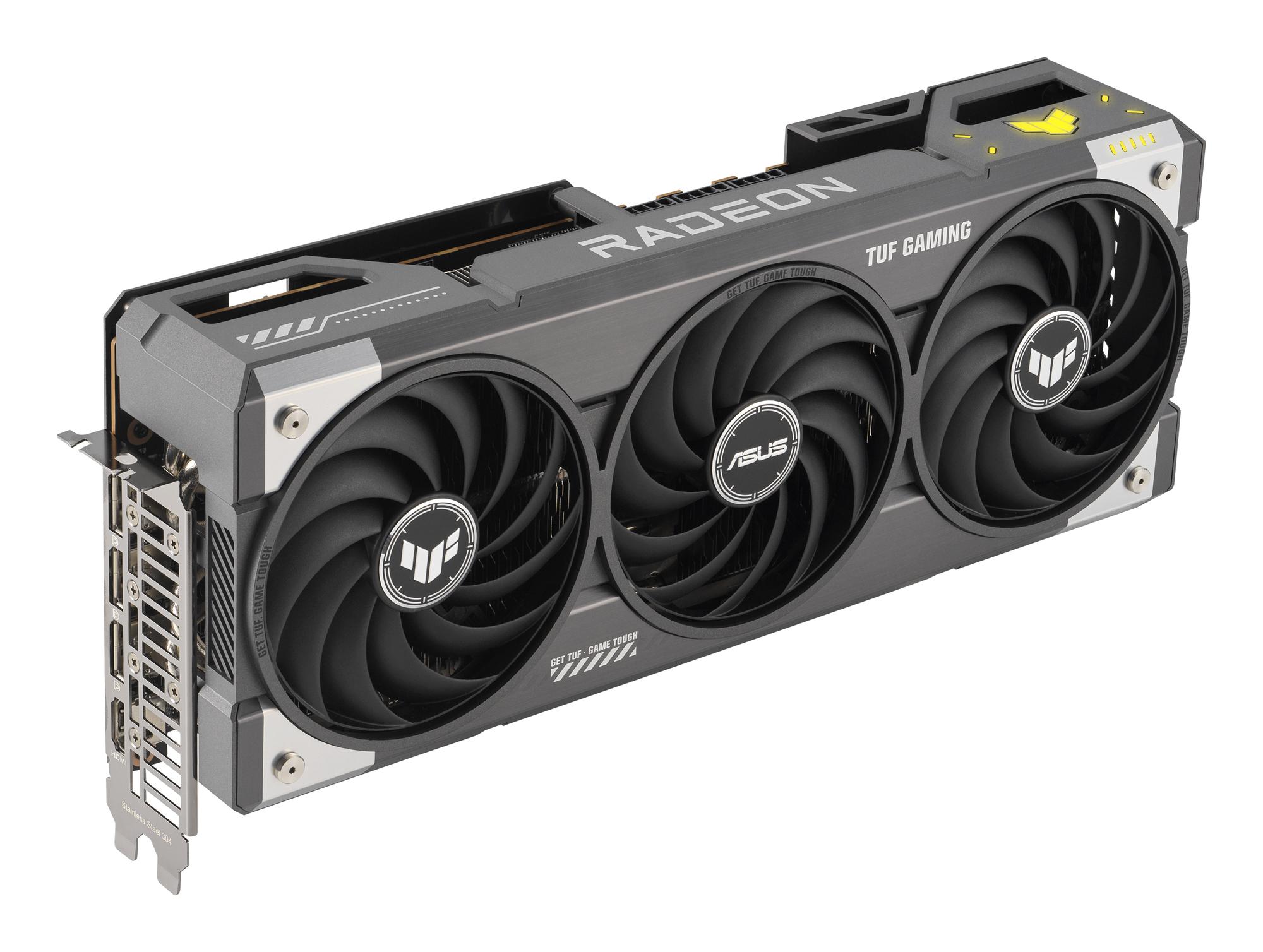ASUS Grafikkarte TUF RX9070XT O16G / 90YV0L70-M0NA00 Schwarz, Silber
