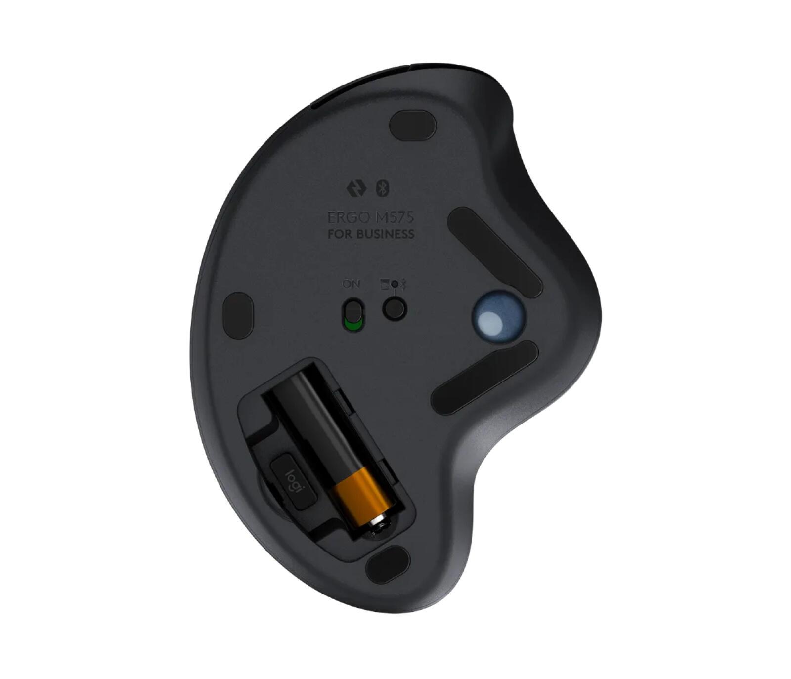Logitech Ratón M575 Ergo Business / 910-006221 Grafito