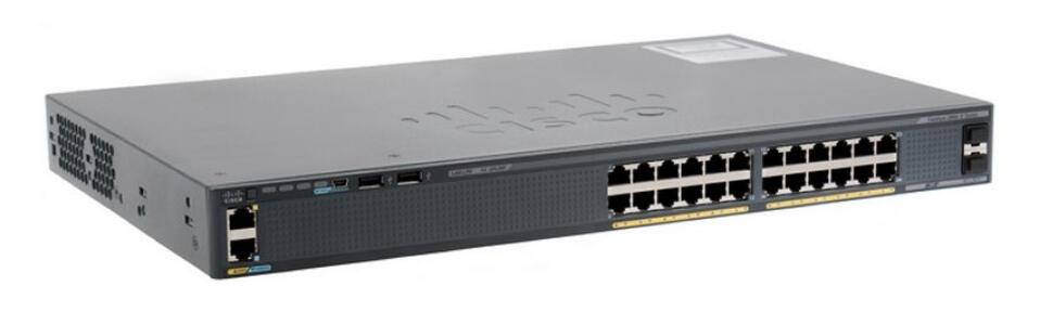 Cisco Interruttore 296024L / WS-C2960X-24TS-LL Nero