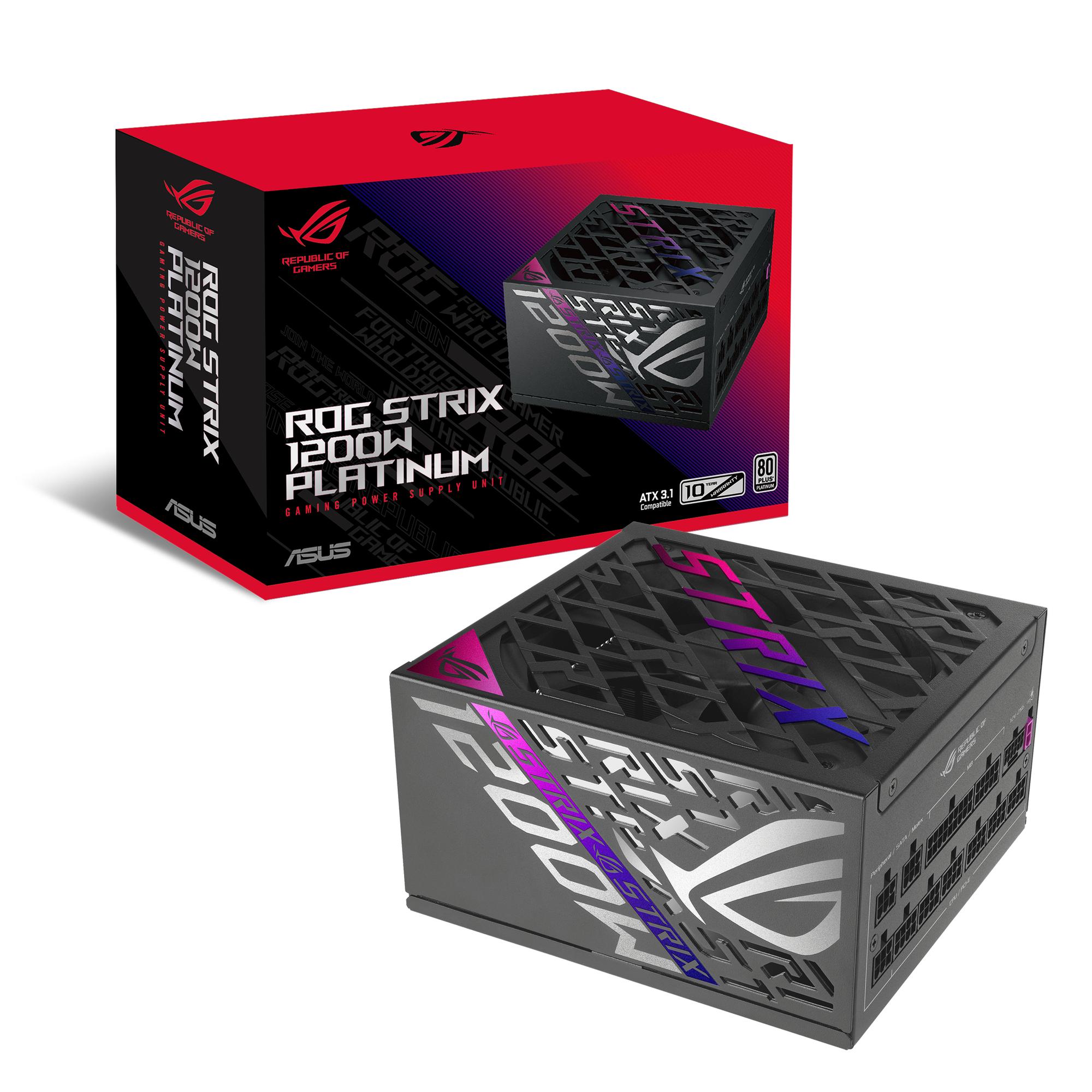 ASUS Alimentation pour PC ROG Strix 1200W Platinum / 90YE00W0-B0NA00 Noir