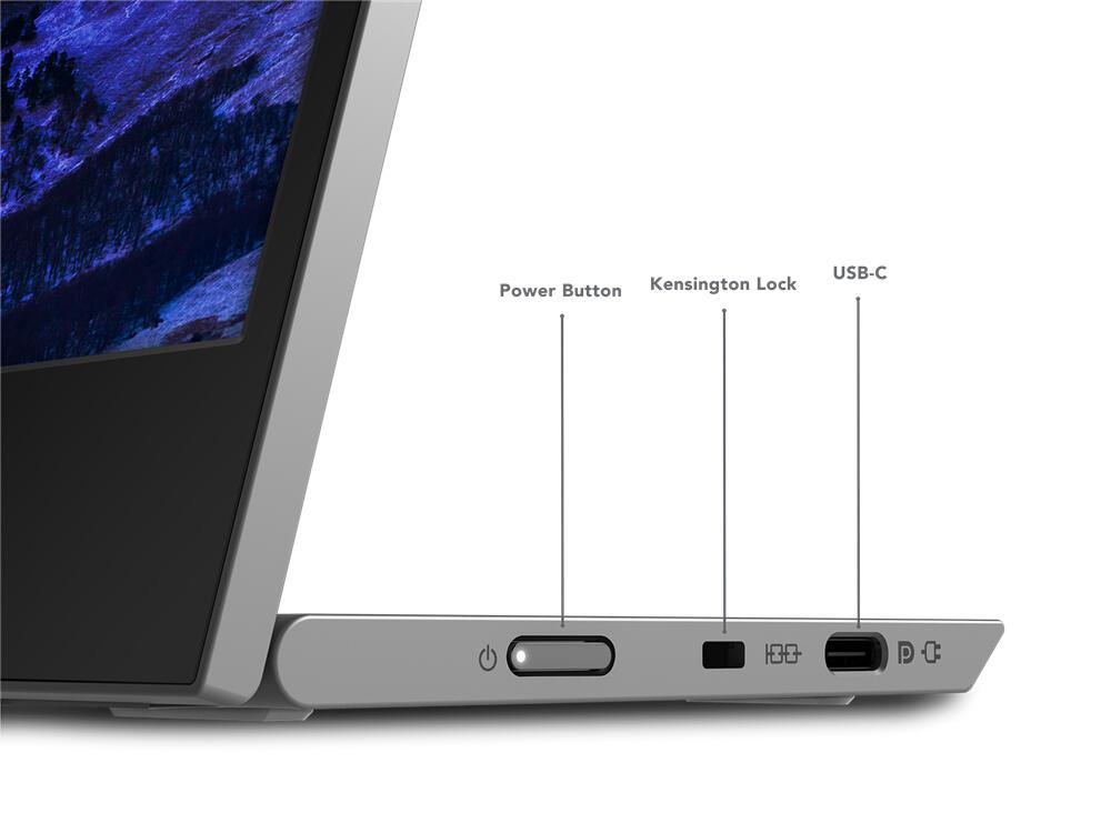 Lenovo Monitor 66E4UAC / 66E4UAC1WL Nero, grigio