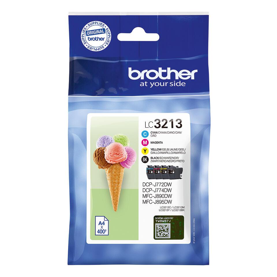 Brother Ink LC-3213VAL / LC3213VAL BK,C,M,Y Standard