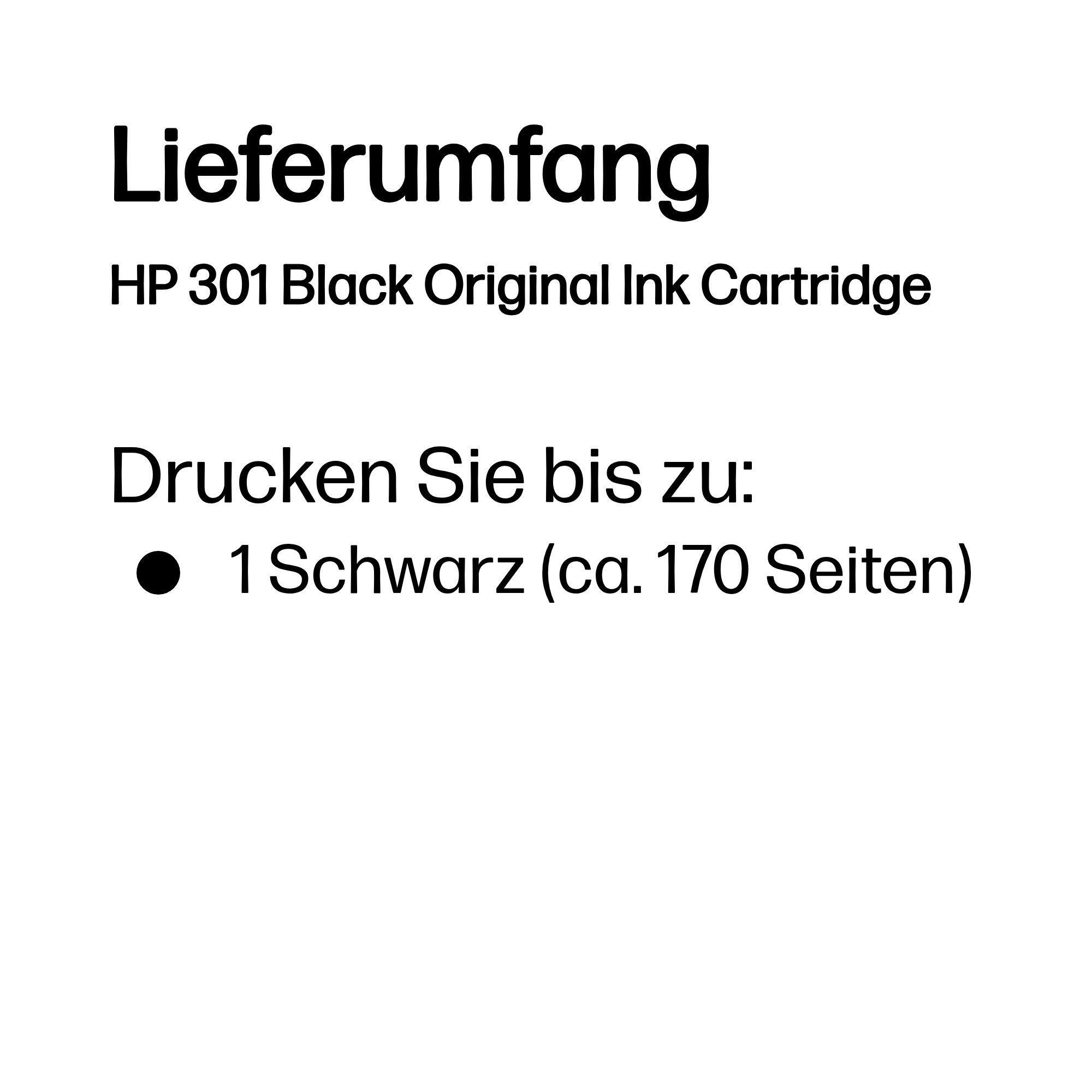 HP Inchiostro 301 / CH561EE Nero Standard