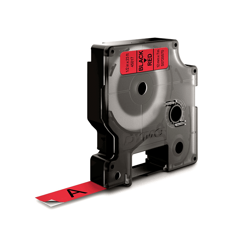 Dymo Ribbon 45017 / S0720570 Black on Red