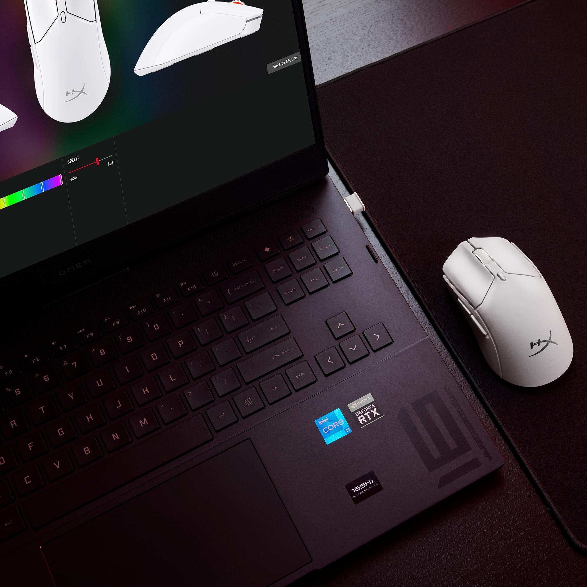 HyperX Maus Pulsefire Haste 2 Mini / 7D389AA Weiß S