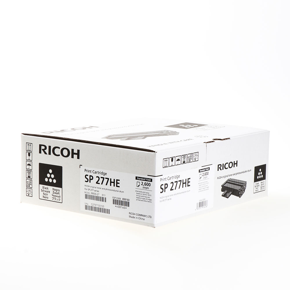 Ricoh Tóner SP277 / 408160 Negro