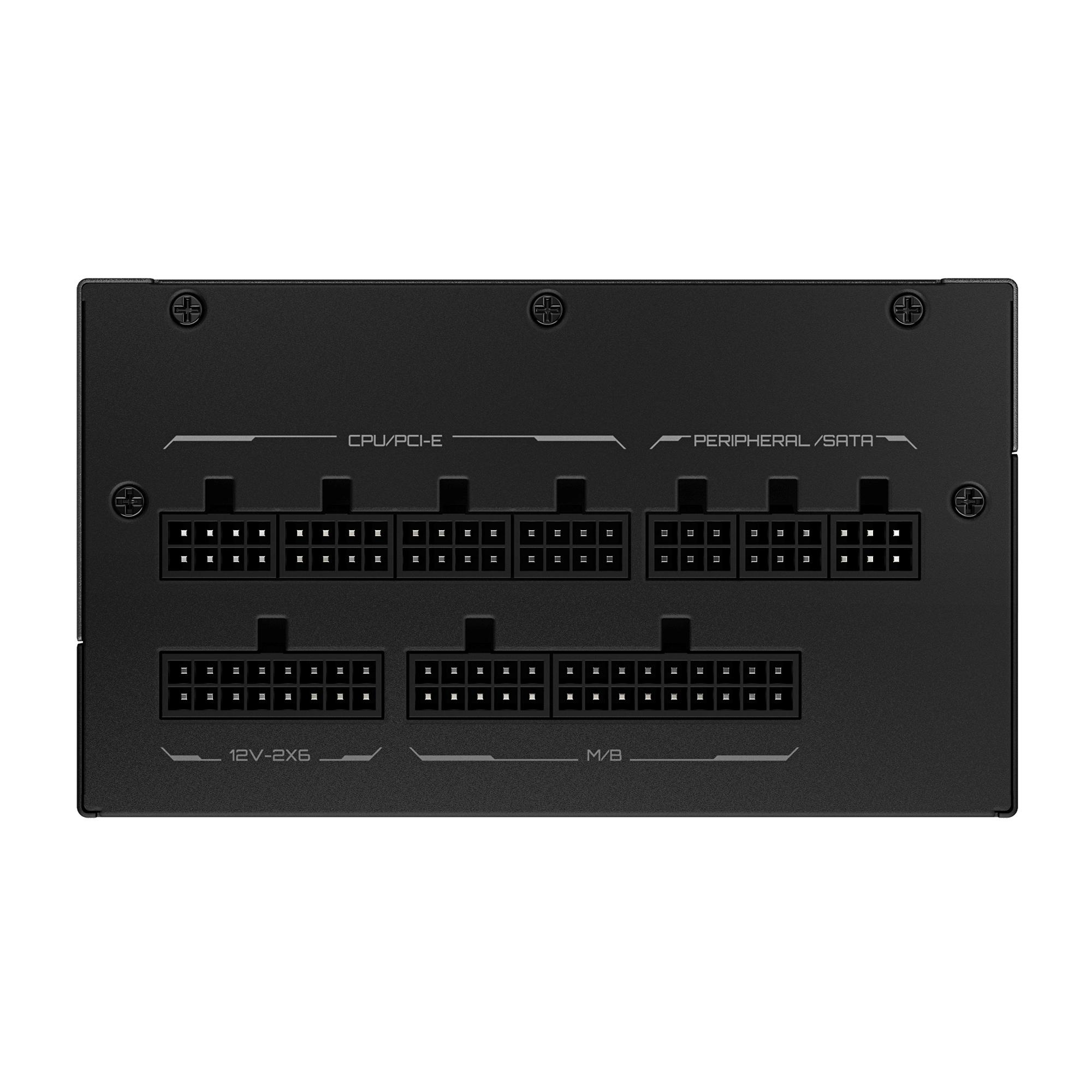 GIGABYTE Fuente de alimentación para PC GAMING 1000GM PG5 / GP-GME1000GM PG5 Negro