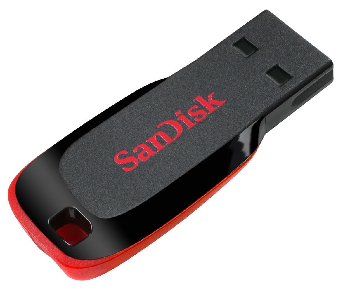SanDisk USB stick Cruzer Blade 16GB / SDCZ50-016G-B35 Black, red