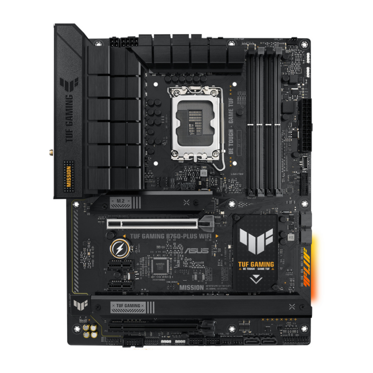 Asus Placa madre TUF Gaming B760-Plus WiFi / 90MB1ER0-M0EAY0 Negro (90MB1ER0-M1EAY0)