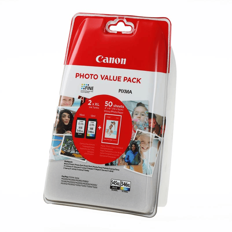 Canon Tinte PG-545XL/CL-546XL / 8286B006 BK,C,M,Y XL Multipack