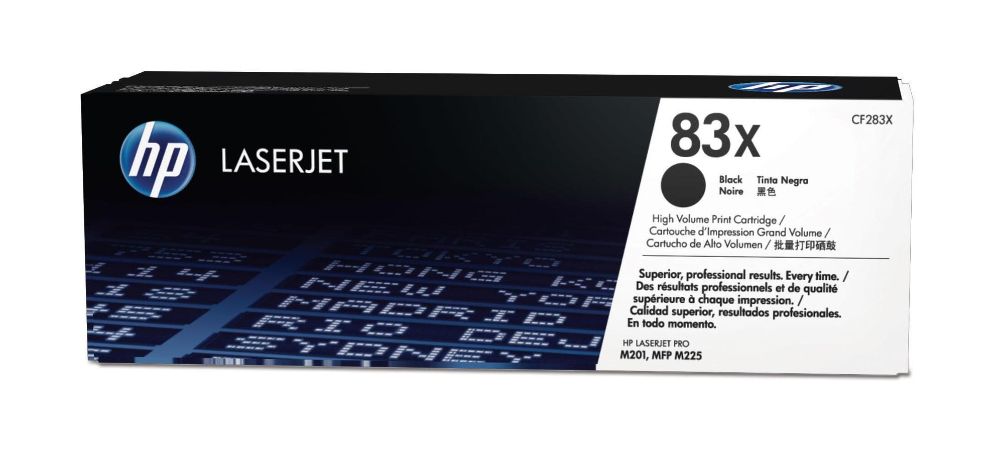HP Toner 83X / CF283X Nero