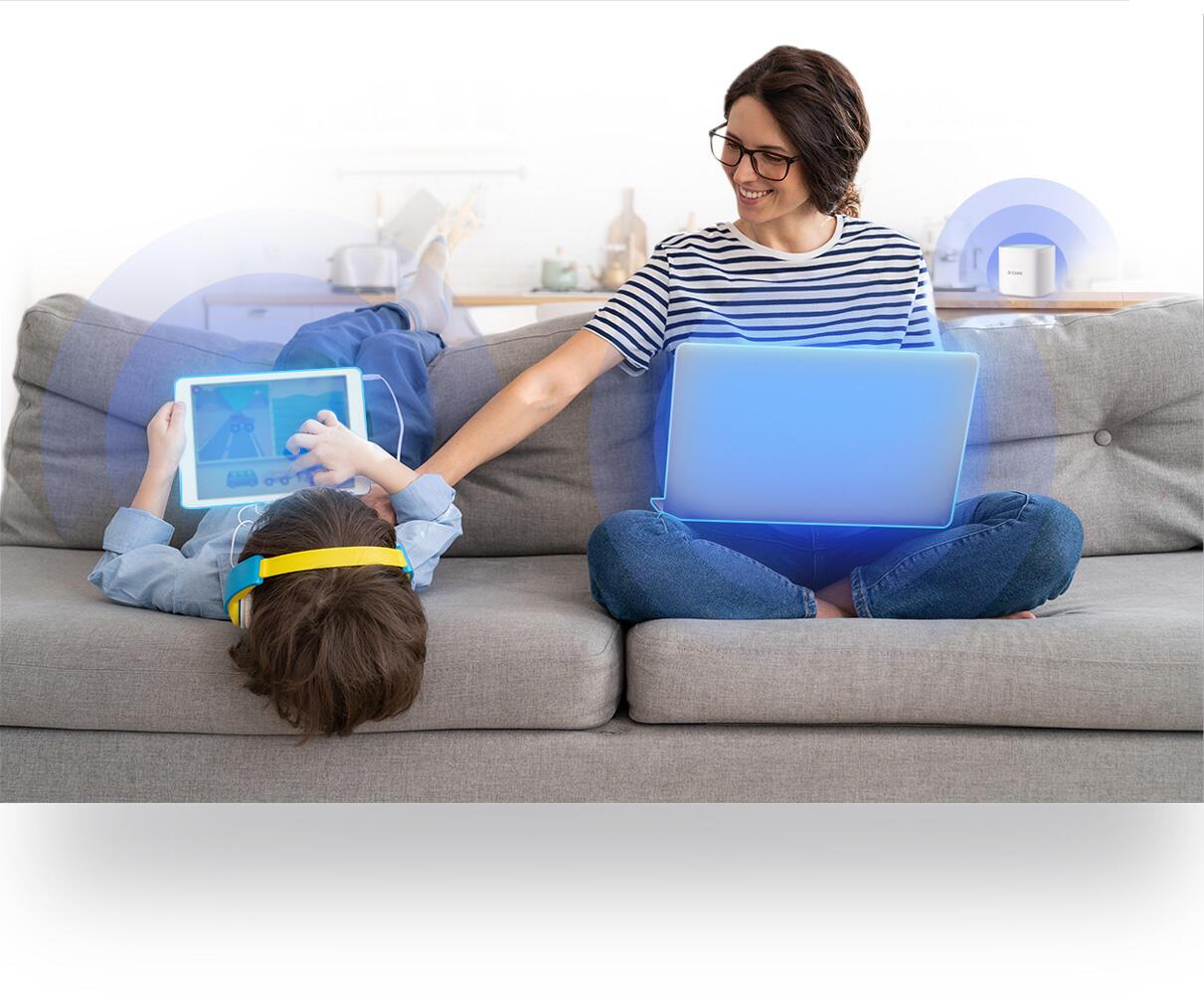 D-Link Sistema WLAN a rete EAGLE PRO AI M15 / M15-2 Bianco Doppelpack
