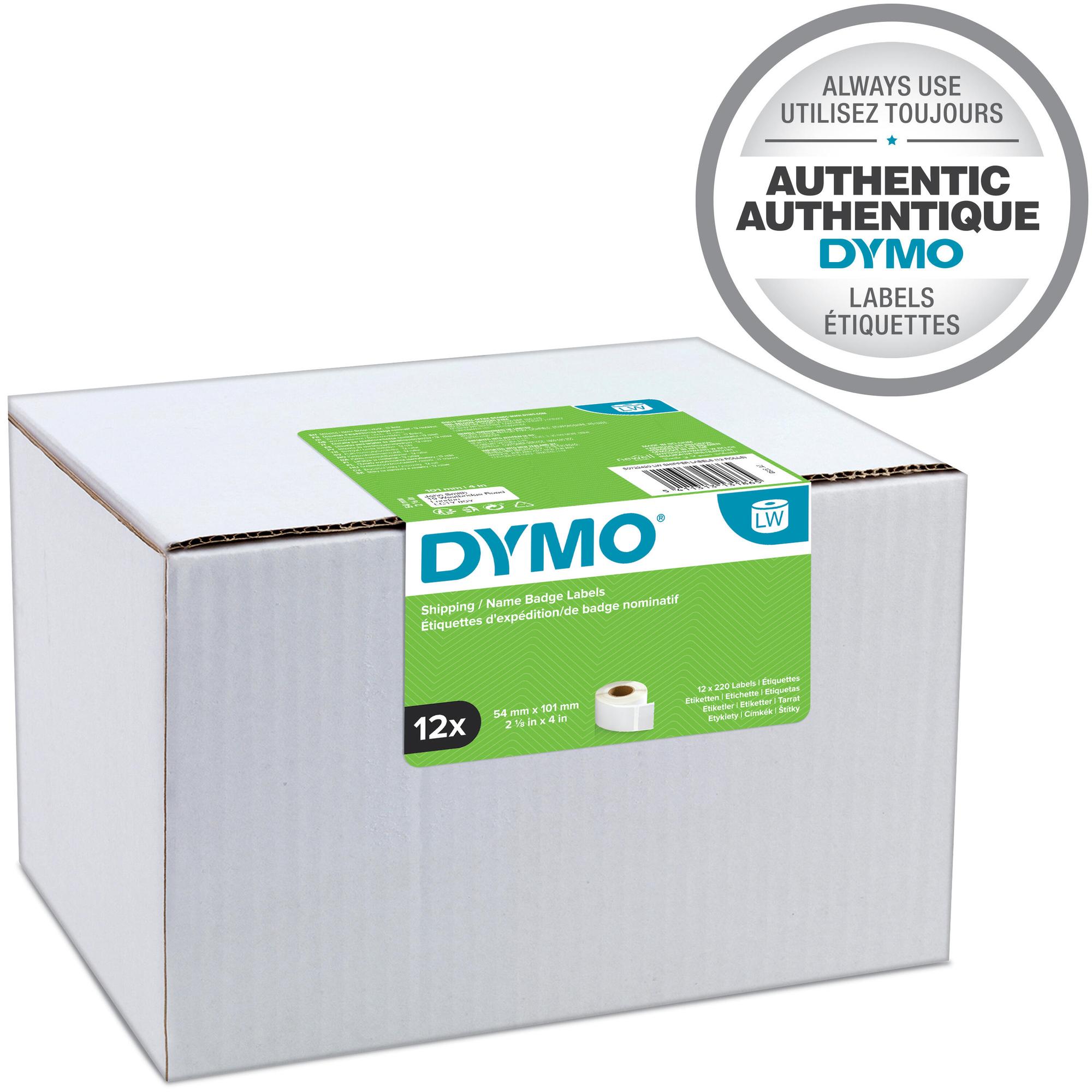 DYMO Etiqueta L13186 / S0722420 Blanco 12-Pack