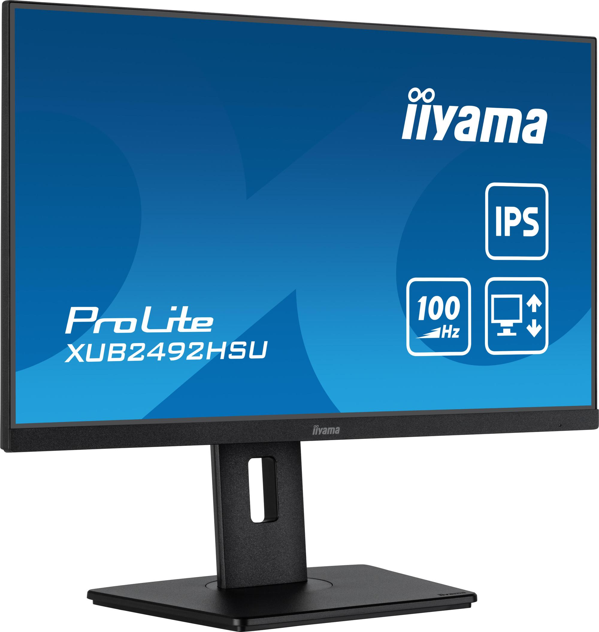 iiyama Monitor XUB2492HSU-B6 Negro 60,5 cm (23,8")