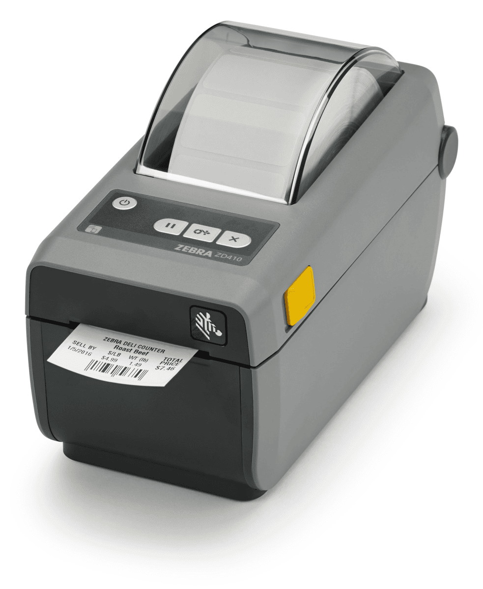 Zebra Imprimante d'étiquettes ZD410E / ZD41022-D0EE00EZ Gris