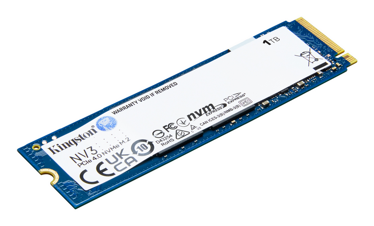 Kingston M.2 SSD Kingston NV3 / SNV3S/1000G Azul sobre Blanco