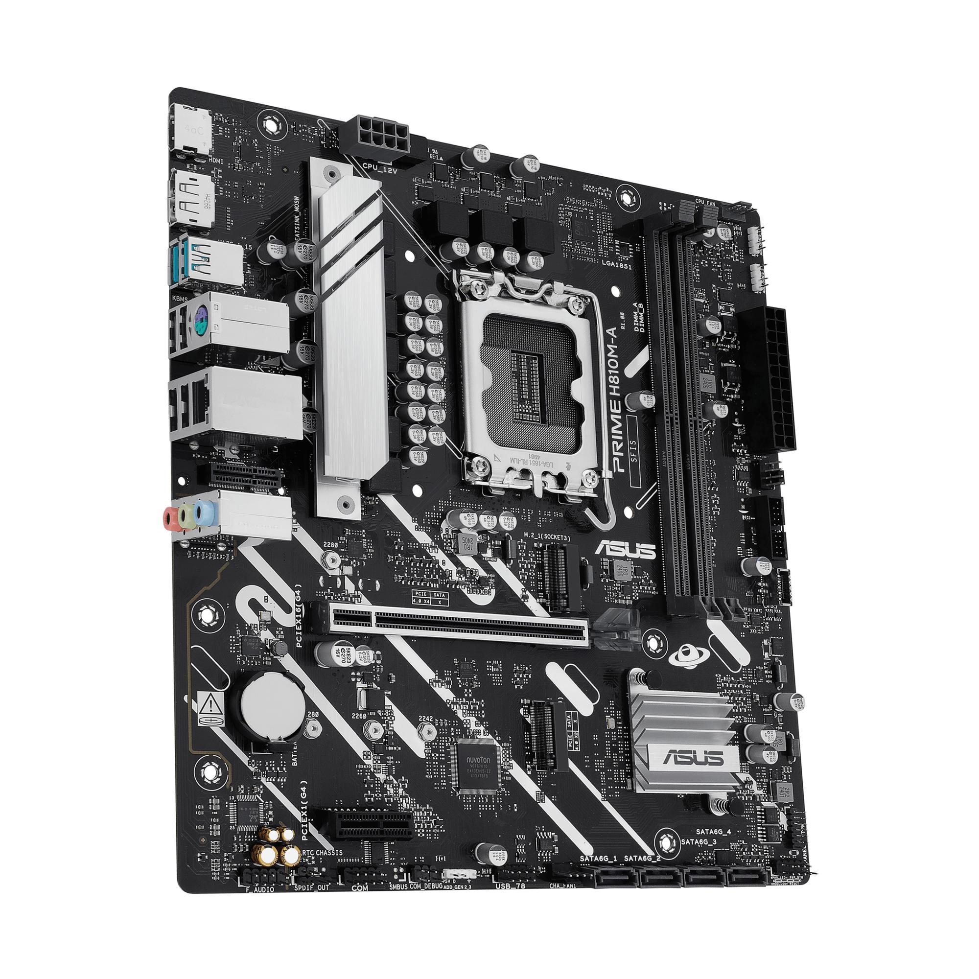 ASUS Carte mère PRIME H810M-A-CSM / 90MB1KK0-M0EAYC Noir