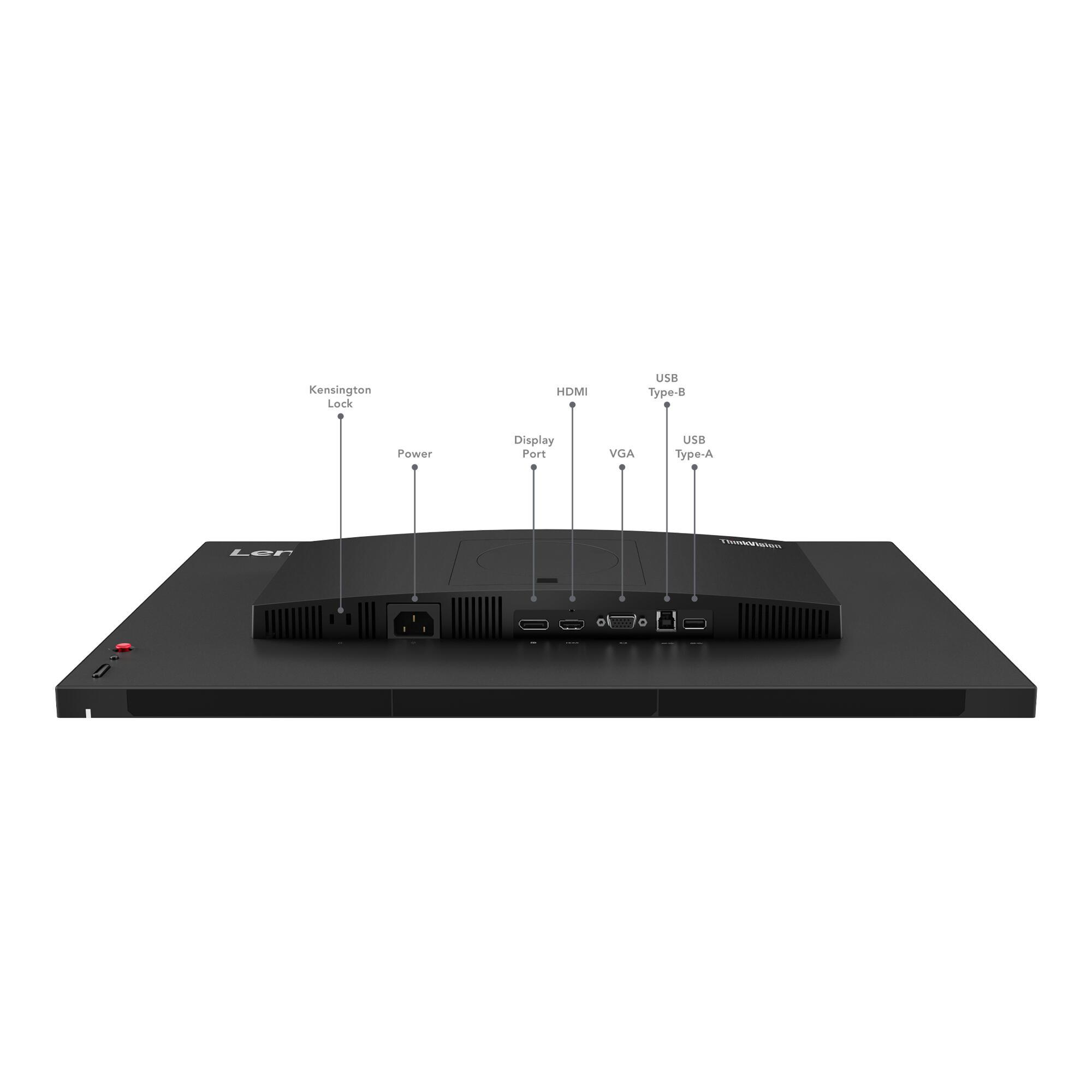 Lenovo Monitor T24d-30 / 63FFMAT1EU Negro 61 cm (24")