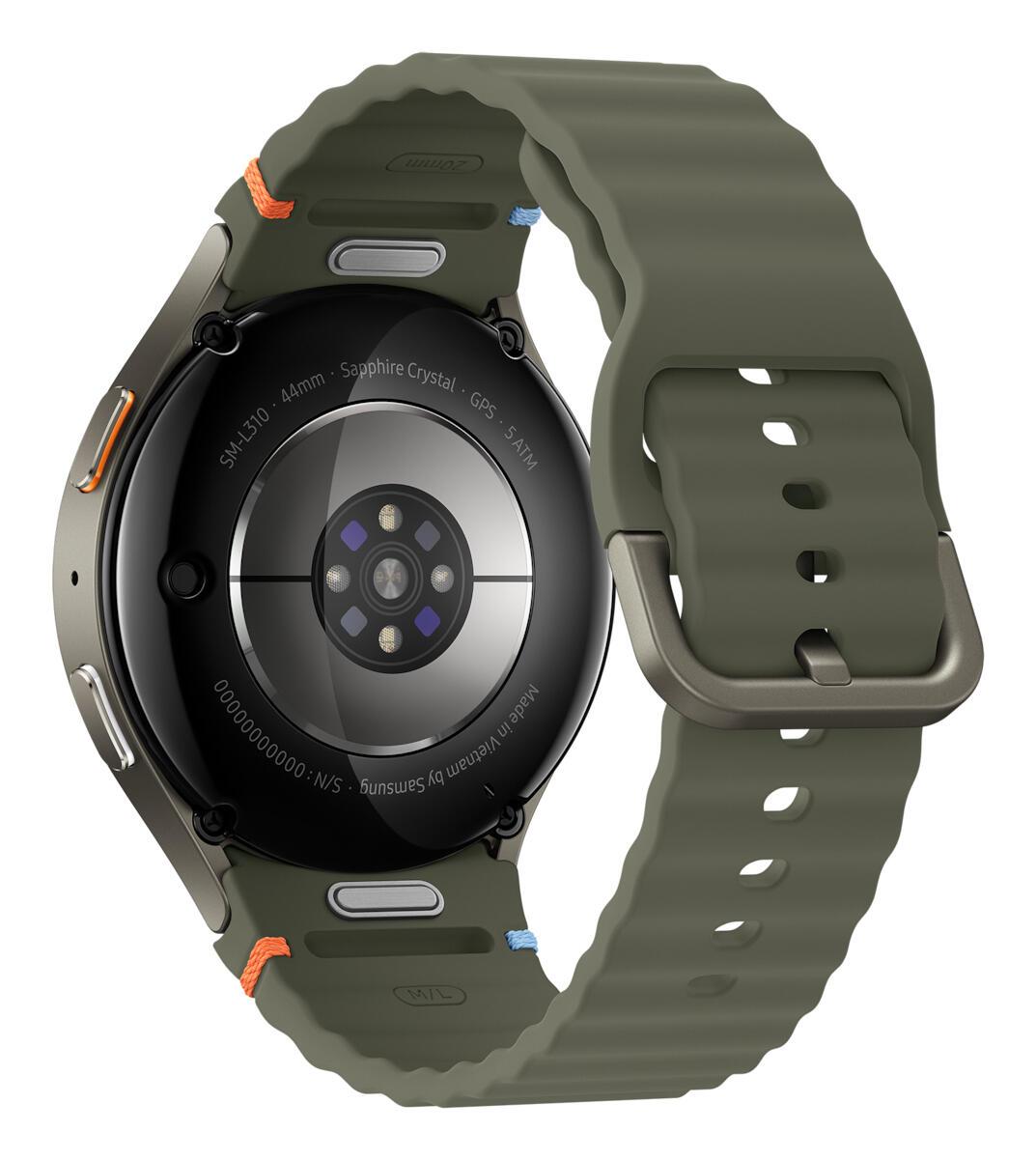 Samsung Indossabile Galaxy Watch7 44mm / SM-L310NZGADBT Verde L 3,81 cm (1,5")